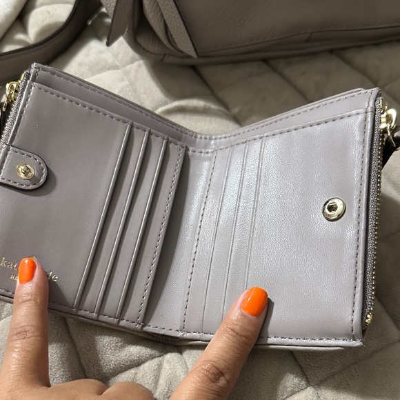 Kate Spade Taupe Backpack and Wallet Set - Picture 2 of 7